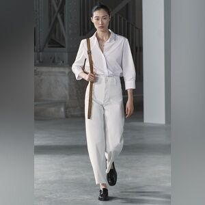 Zara ZW Collection High Waist Marine Jeans